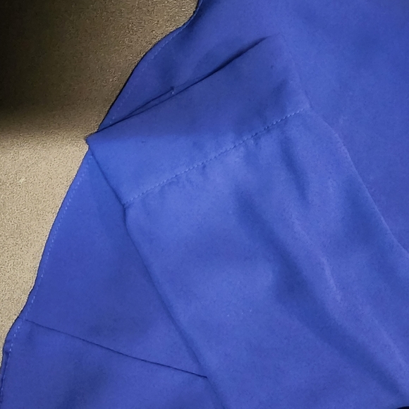 S Bright blue Mossimo work shirt - Picture 2 of 4